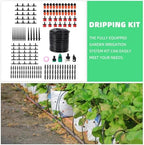 TEHAUX Automatic Drip Irrigation Kit DIY Micro Drip Irrigation System 15m Tubing Outdoor Garden Watering System for Lawn Greenhouse Plant Watering - Image 3