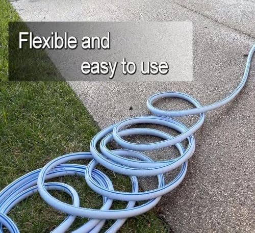 Atlantic Garden Hose 100 ft Blue 5/8" Heavy Duty Water Hose Extension - Image 5