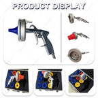 Pneumatic Hydraulic Hose Cleaning Set - 9 Nozzles, Sponge Ball & Storage Box, 0.23-2in Air Powered Pipe Cleaner for Industrial Soft & Hard Pipes - Image 2
