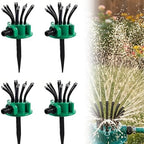 360 Multi Directional Lawn Sprinkler,Versatile Garden Irrigation Sprinkler in Ground,Flexible Coverage Precision Degree Lawn Sprinklers Watering Sprayer System for Yard (4pcs) by Unknown