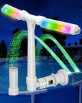Height Upgrade Pool Fountain with Lights for Above Ground/Inground Pools by POOLHOUR