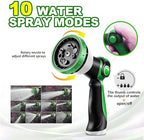 75ft Lightweight Non-Expandable Garden Hose with 10-Pattern Nozzle - Anti-Kink, Durable Triple-Layer Construction, Flexible All-Weather Hose for Watering, Car Wash, Pet Bathing - Image 3