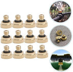 BESPORTBLE 60pcs Brass Misting Nozzle for Outdoor Cooling Systems Leak Atomizing Spray for Garden Water Hose for Irrigation Greenhouses and Patios - Image 7
