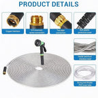 Aptliton Heavy‑Duty Stainless Steel Garden Hose,50FT - Image 3