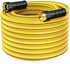 Heavy Duty Garden Hose 75ft, NON-EXPANDABLE Flexible Water Hose, Kink Resistant Lightweight Hybrid Hose, Leakproof Hose Male to Female Fittings by EOOIOGARDEN