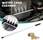 Radiator Cleaner, 23.6 Inch（60cm） Thickened Radiator Cleaning Wand with Water & Air Dual-Purpose Connector, Flat Radiator Cleaning for Garden Hose (1) - Image 2
