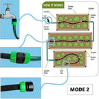 AMRITA 1/2"Soaker Hose KIT, Soaker Hose 60ft+PVC Garden Hose 50ft - Image 5
