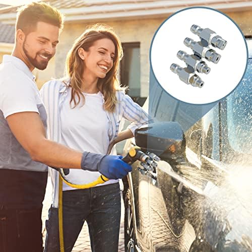 Jariko Jrod Pressure Washer Nozzle 7-8 GPM - High Pressure Hose Nozzle - 1/4" Quick Connect for Soft Wash System - 4 Way Pressure Washer - 4 Tip Soft Wash Nozzle - Pressure Washer Accessories - Image 5