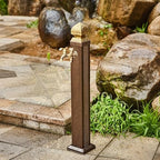 Freestanding Garden Hose Holder, Outdoor Faucet Vintage Column Style, Frost Free Hydrant for Car Washing and Watering(85cm/33.5in) by Unknown