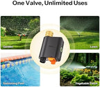 SONOFF SWV-ZFU Hydro ONE Zigbee Smart Sprinkler Timer, Brass Inlet, Weather-Adaptive Scheduling Irrigation Timer with Flow Meter for Garden, 4 AA Powered, Requires Zigbee Hub, Compatible with HA - Image 4