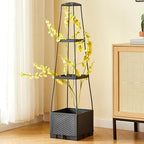 Garden Bed with Trellis 45 Inch Self-Watering Gardening Supplies - Image 3