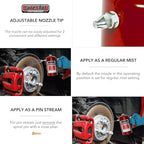 Sure Shot A1000R 1 Quart Enameled Steel Sprayer, Red - Image 6