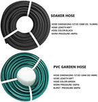 AMRITA 1/2"Soaker Hose KIT, Soaker Hose 60ft+PVC Garden Hose 50ft - Image 2