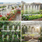 Automatic Garden Irrigation System 100ft with 18 Adjustable Copper Nozzles - Image 6