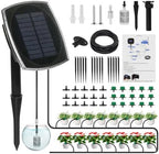 49.21FT Solar Drip Irrigation System Kit, Automatic Watering for 15 Pots by BURMONG