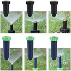 Pop Up Sprinkler 2Pcs 1/2 Inch Female Thread 90/180/360 Degree Irrigation Sprinkler Farm Refraction Nozzle for Lawn, Yard(Type 6) - Image 7