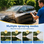 High-Pressure Hose Nozzle Gun for Car & Garden,Upgrade Garden Hose Pressure Washer,3 Adjustable Spray Modes,Heavy Duty Metal Spray Gun With Full Brass Nozzle,Suitable for Lawn,Plants - Image 4