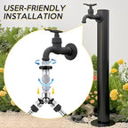 2 Pack 2-Way Garden Hose Splitter with Swivel Connector, 3/4" GHT - Image 6