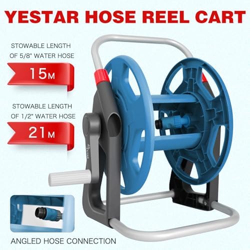Garden Water Hose Reel,Holds 50-60 Ft of 5/8" Hose - Image 6