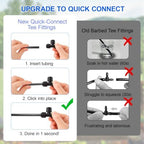 Quick Connect 1/4 Inch Drip Irrigation Fittings Kit - Image 4
