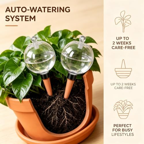 4Pack 26 Oz Extra Large Plant Self Watering Globes to 3 Weeks - Image 3
