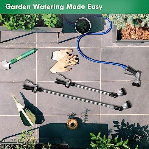 RESTMO Long Telescopic Watering Wand for Garden Hose, 36”-60” Garden Wand - Image 6