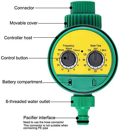 SagaSave Automatic Mechanical Daily Water Timer for G3/4 Threaded Faucet Outdoor Garden Hose Irrigation System, Mechanical Watering Timer - Image 2
