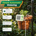 Automatic Indoor Drip Irrigation System with Programmable Timer Auto Vacation Plant Waterer for Up to 15 Potted Houseplants Rechargeable Self Watering Device - Image 3