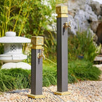 Freestanding Garden Water Column, Frost Free Hydrant, Floor-Standing Tap with Hose Holder, Sun and Cold Protection, for Irrigation and Watering(74cm/29.1in) - Image 2