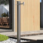 Frost Free Outdoor Faucet 60cm Gray Garden Water Column Spigot Durable Hose Connector Freeze Proof Outdoor Faucet Post for Easy Water Access by Unknown
