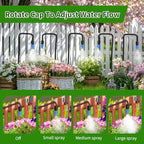 Drip Irrigation System, 165FT Garden Watering System with Water Timer for Garden Hose, Garden Irrigation with Soaker Hose & 3 Adjustable Nozzles, 80PCS Tool-Free DIY Setup for Greenhouse, Lawn - Image 5