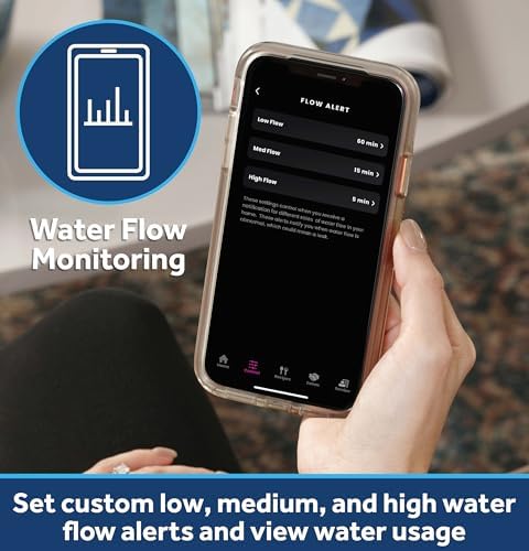 GE Smart Water Softener, 45,000 Grain, Reduce Hard Minerals to Whole House, Built-in WiFi with Water Flow Alerts, Soft Water for Shower, Appliances, and Plumbing, GXSH45W - Image 5