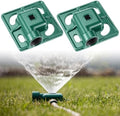 Baquler 2 Pcs Stationary Spot Sprinkler 900 Sqft Metal Square Base Lawn by Baquler