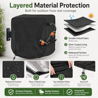 Garden Hose Reel Cover for Stanley Retractable Garden Series 2023 2024 2025 Side Opening Drawstring Wall Mounted Retractable Hose Reel Shield,420D - Image 3