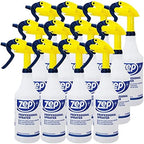 Zep Professional Sprayer Bottle - 32 oz (Case of 12) - HDPRO1 - Versatile Adjustable Nozzle Spray Bottles with a Fine Mist or Powerful Spray, Refillable for Diluted Concentrate by Zep