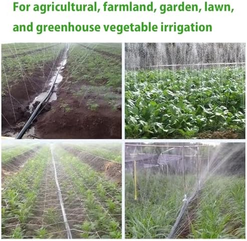 Drip Irrigation Dripline Tubing, Saving 80% Water, No Extra Drippers Needed for Raised Bed Garden Rows Flower Beds black 2.5 inch 100m 9 holes - Image 2