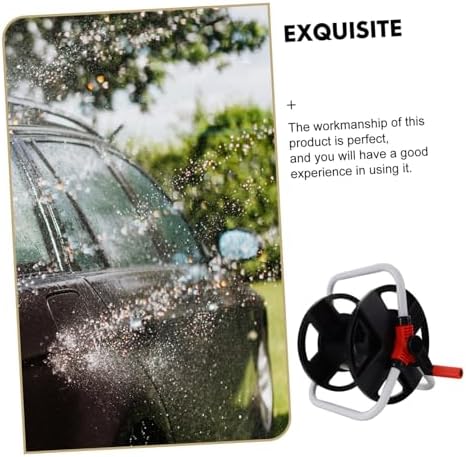 Freestanding Hose Reel Holder for Outdoor Water Hose Storage - Image 4