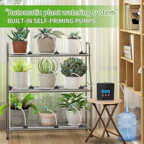 Automatic Watering System for Potted Plants - 10-Pot Indoor Plant Waterer with Timer, Leak-Proof Design & USB-C/Battery Power - Image 5