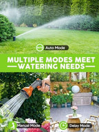 Sprinkler Controller with Soil Moisture Sensor: 1 Zone Water Timer for Garden Hose, Rain Delay & Brass Inlet Programmable Hose Timer, Automatic Drip Irrigation System for Yard Lawn Greenhouse - Image 4
