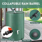 132 Gallon Collapsible Rain Barrel, 500L Water Tank with Spigot - Image 5
