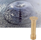 G3/4in 10.4CM Garden Water Hose Nozzle, Adjustable Mushroom Fountain Spout, Brass Bell Fountain Accessories for Garden, Pond - Image 5