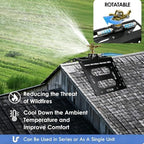 Rooftop Sprinkler 360 Degree Rotation 3300 sq ft Coverage - Image 3