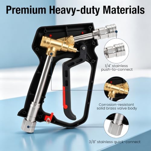 Lichamp Short Pressure Washer Gun, 5000 PSI - Image 2