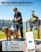 Solar WiFi Water Timer, 1 Zone WiFi Hose Timer for Garden Faucet - Image 7