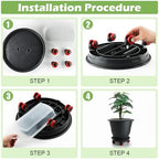 RooTrimmer 3 Pack 16 Inch Rolling Large Plant Pots - Image 6