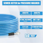 RIDGE WASHER Sewer Jetter Kit for Pressure Washer, 50FT - Image 6