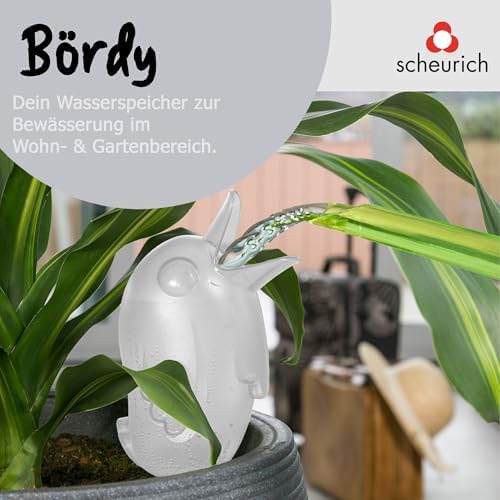 Scheurich Bördy XXL Plastic Water Reservoir, Colour: Bördy XXL, Transparent/Clear, 13.7 cm Width, 11 cm Depth, 33 cm High, 1 Litre Volume - Image 2