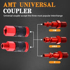 25 PCS 1/4" NPT Universal Air Coupler & Plug Kit Aluminium Alloy - Image 4