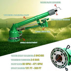 2" Farm Irrigation Spray Gun, Farm Irrigation Sprinkler, 360° Large-Area Watering Spray, with Replacement Nozzle Set, for Farmland Irrigation System - Image 5