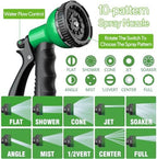 150 ft Garden Hose, 2026 New No Kink Flexible Water Hose 150ft, 10 Function Nozzle, Solid Metal Fittings, Enhanced Multi-layer Construction, Lightweight & Portable for Gardening, Cleaning, Car Washing - Image 5